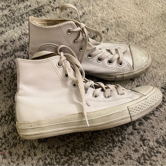 Converse Leather High-Top Sneakers - Picture 1 of 6